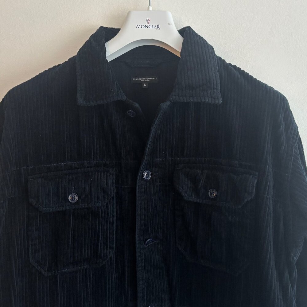Engineered Garments Navy Corduroy Suffolk Shirt Jacket - Medium - Picture 2 of 12